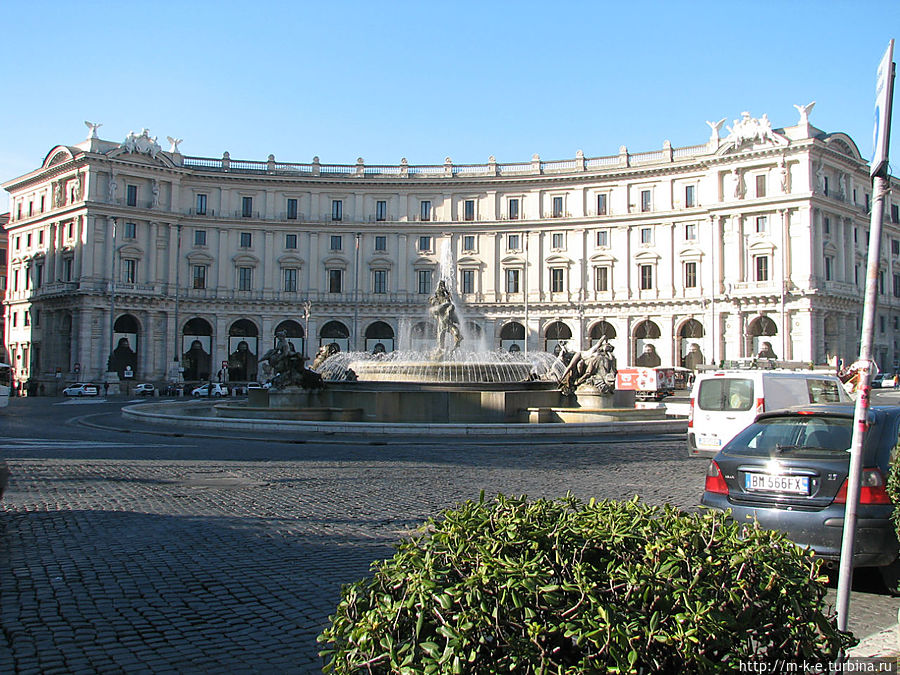 Площадь Республики Рим, Италия