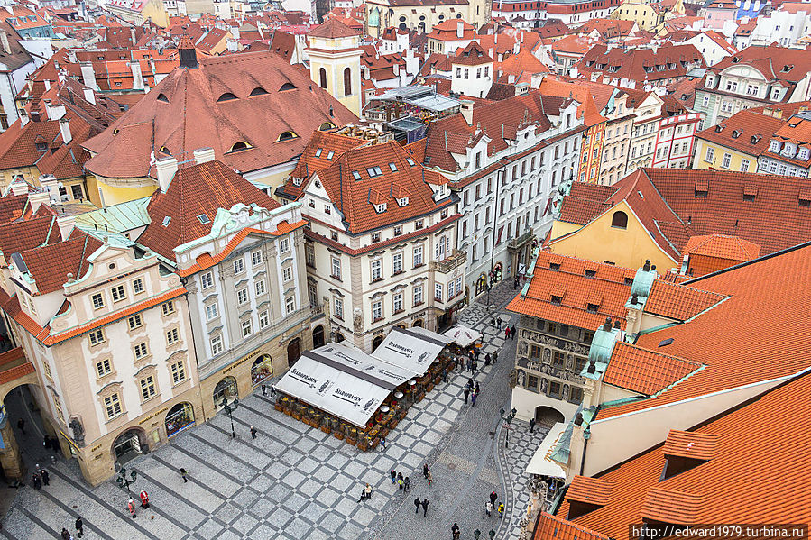 Прага со Староместской ратуши Прага, Чехия