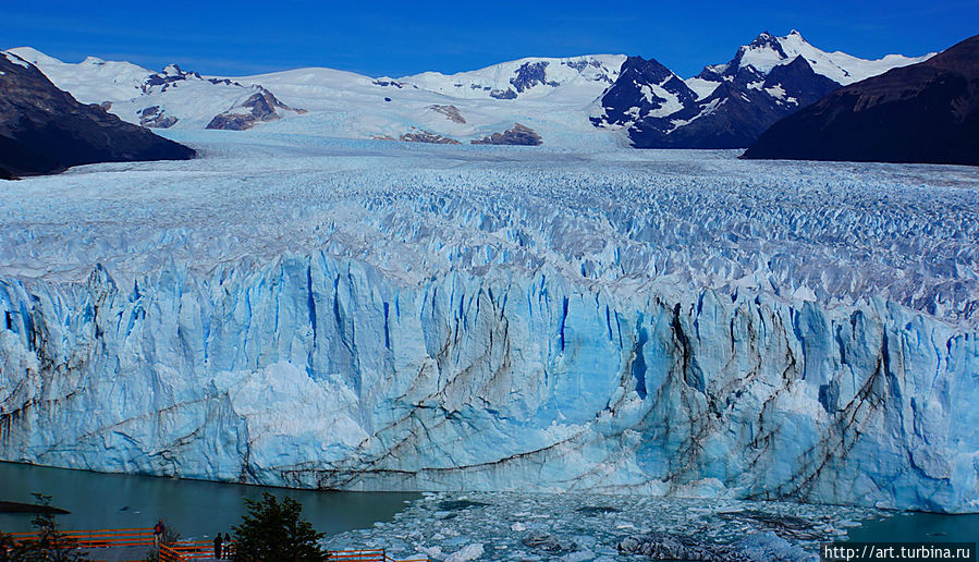 к знаменитому леднику Perito Moreno можно не только подплыть, но и подойти практически вплотную Эль-Калафате, Аргентина
