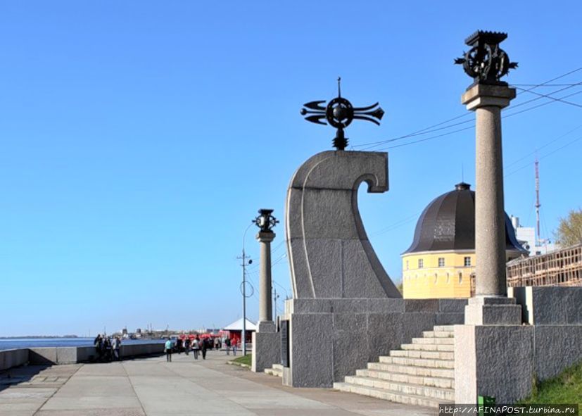 Архангельск. Историческая часть города Архангельск, Россия