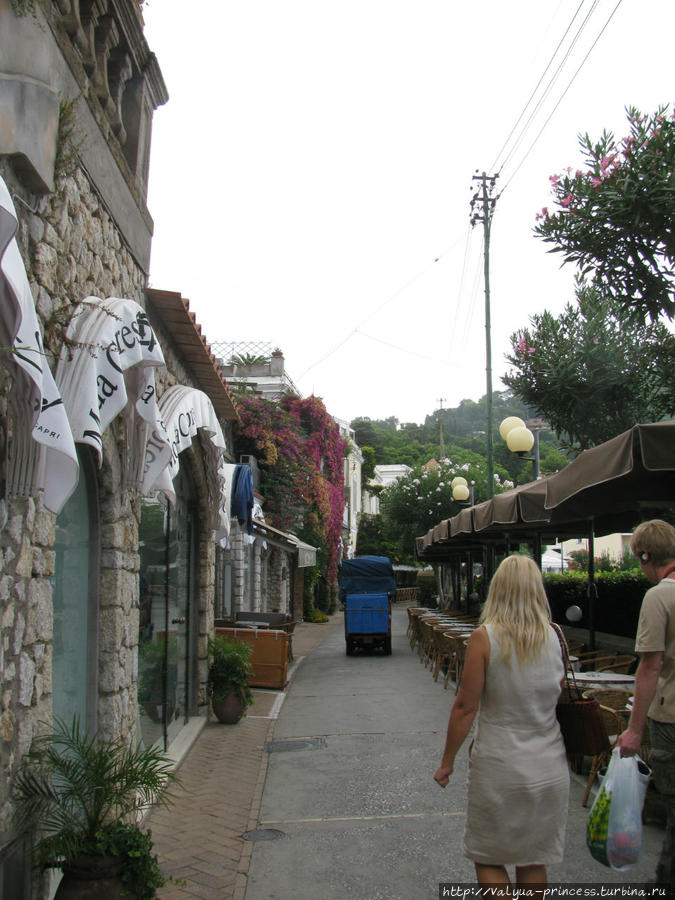 Улицы Капри Остров Капри, Италия