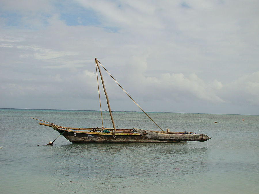 Лодки Занзибара Занзибар, Танзания