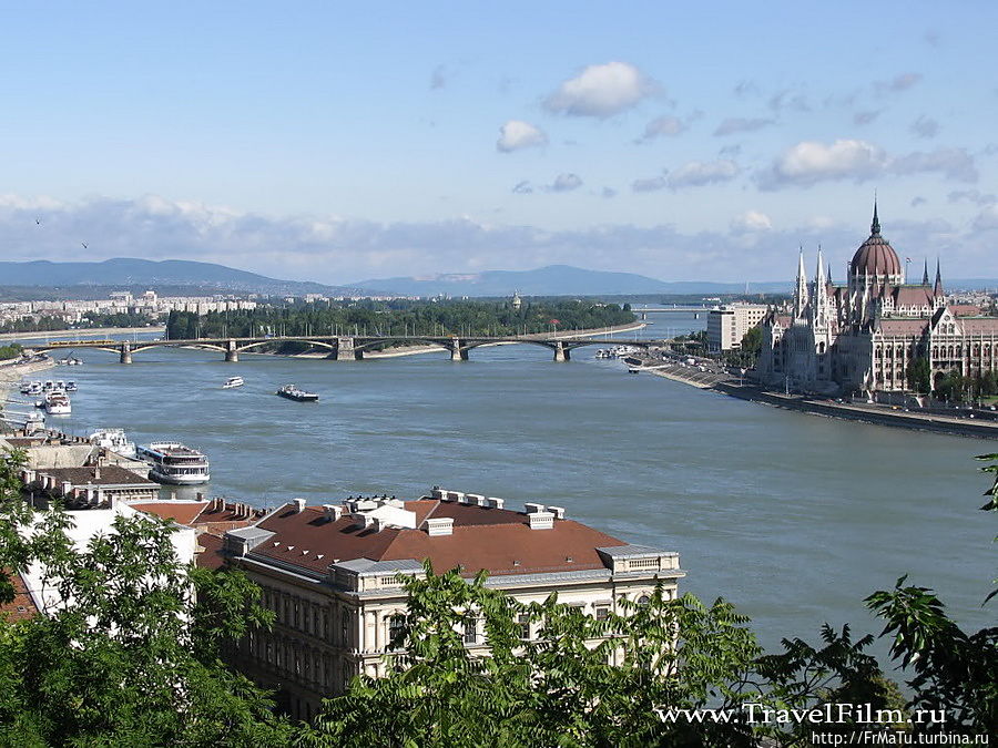 Панорама утреннего Будапешта Будапешт, Венгрия