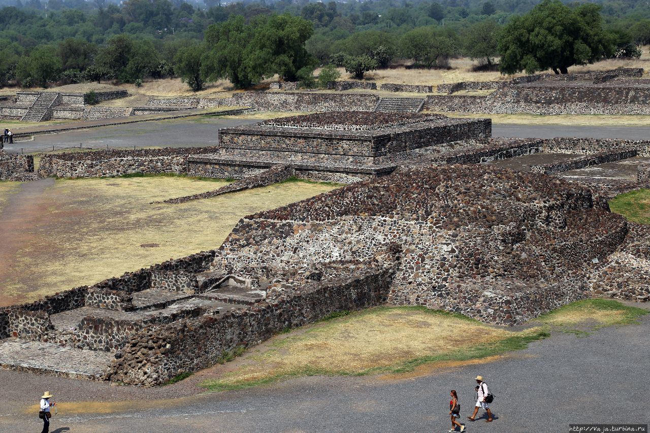 Заброшенный город Теотиуакан Теотиуакан пре-испанский город тольтеков, Мексика
