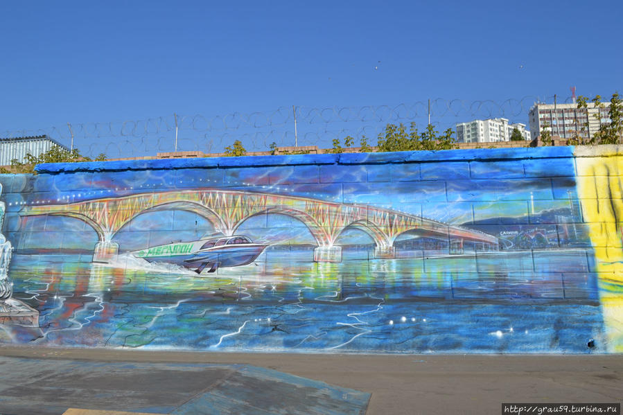 Новая Набережная (граффити) Саратов, Россия