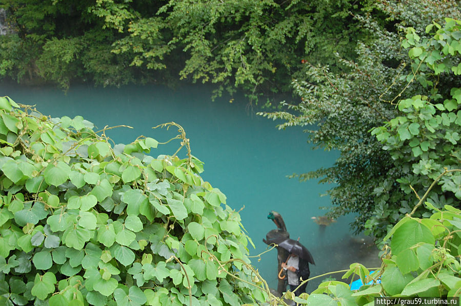 Голубое озеро Бзыбь, Абхазия