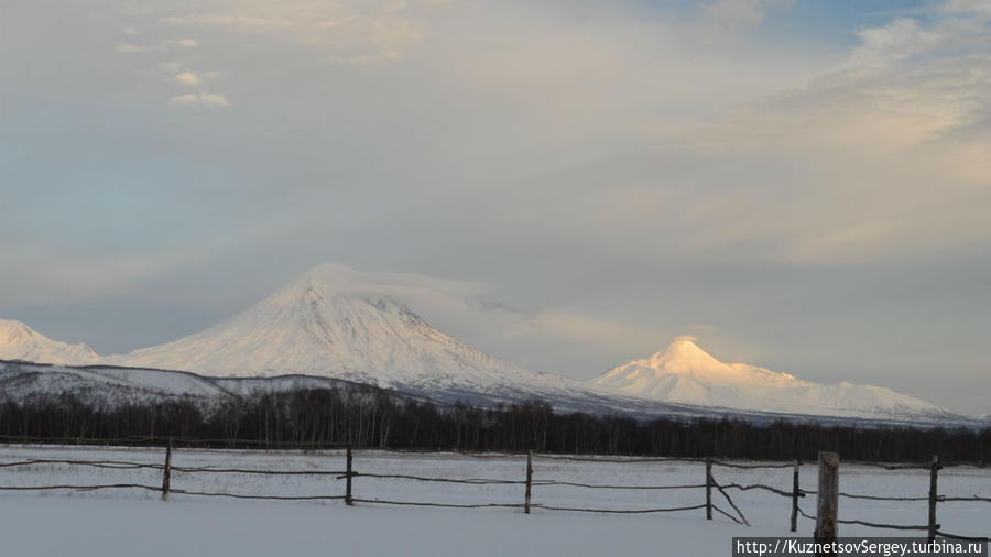 Авачинский вулкан от Кайнырана Петропавловск-Камчатский, Россия