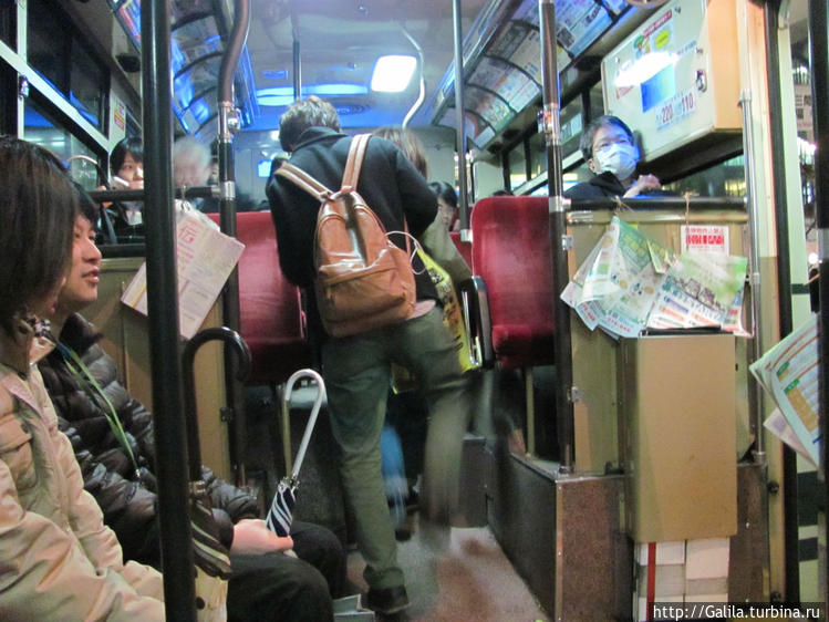 Киото В автобусе.