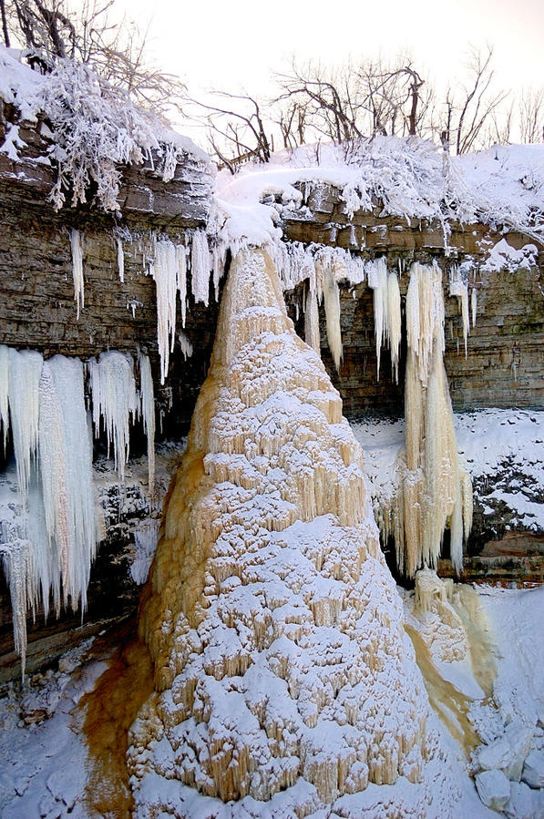 Водопад Валасте зимой Валасте, Эстония