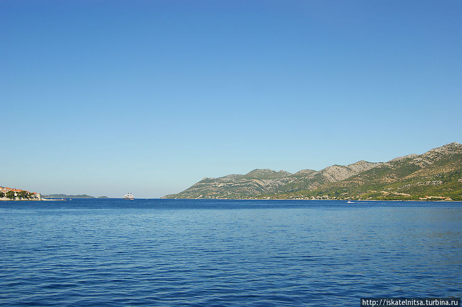 Вид на Пельешац Корчула, остров Корчула, Хорватия