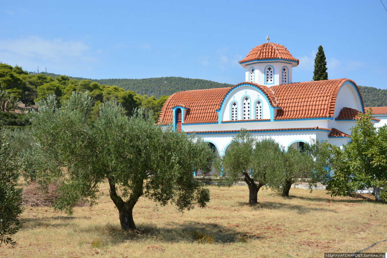 Коринфия. Монастырь Святой Марины Полуостров Пелопоннес, Греция