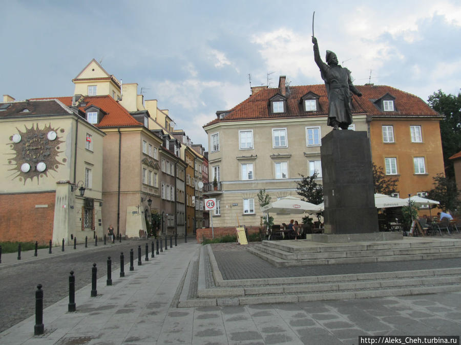 Памятник Яну Килинскому — предводителю восстания Костюшко против раздела Польши в 1794 году. Варшава, Польша