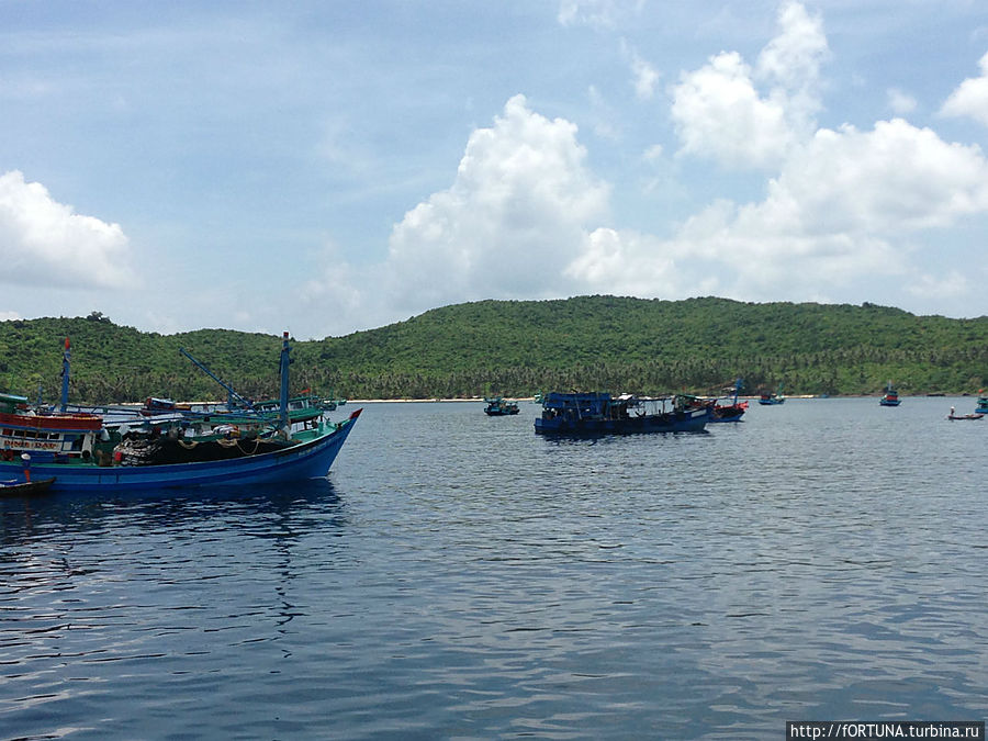 Морская прогулка с рыбалкой. Остров Фу Куок, Вьетнам