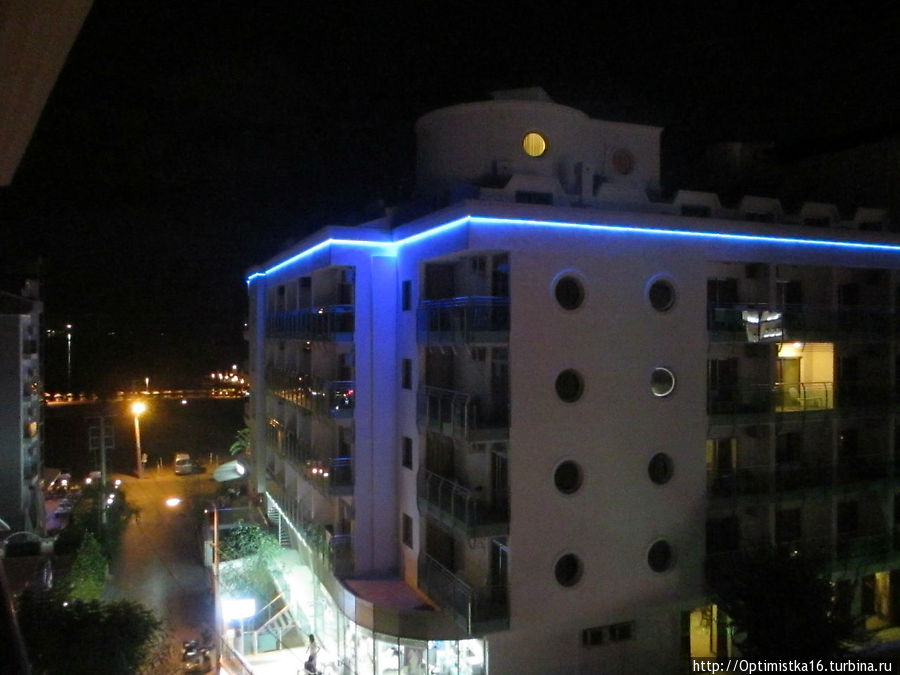 Вид с балкона Мармарис, Турция