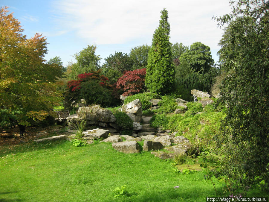 Каменный сад от дедушки хай-тека Чатсворт, Великобритания