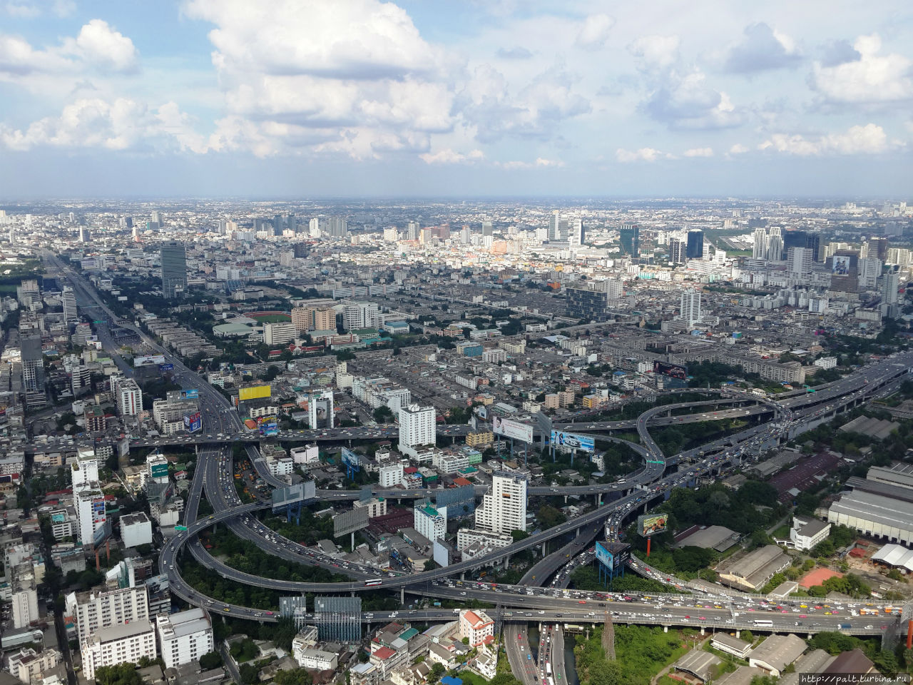 Вот такой Бангкок с высоты 250 метров Бангкок, Таиланд