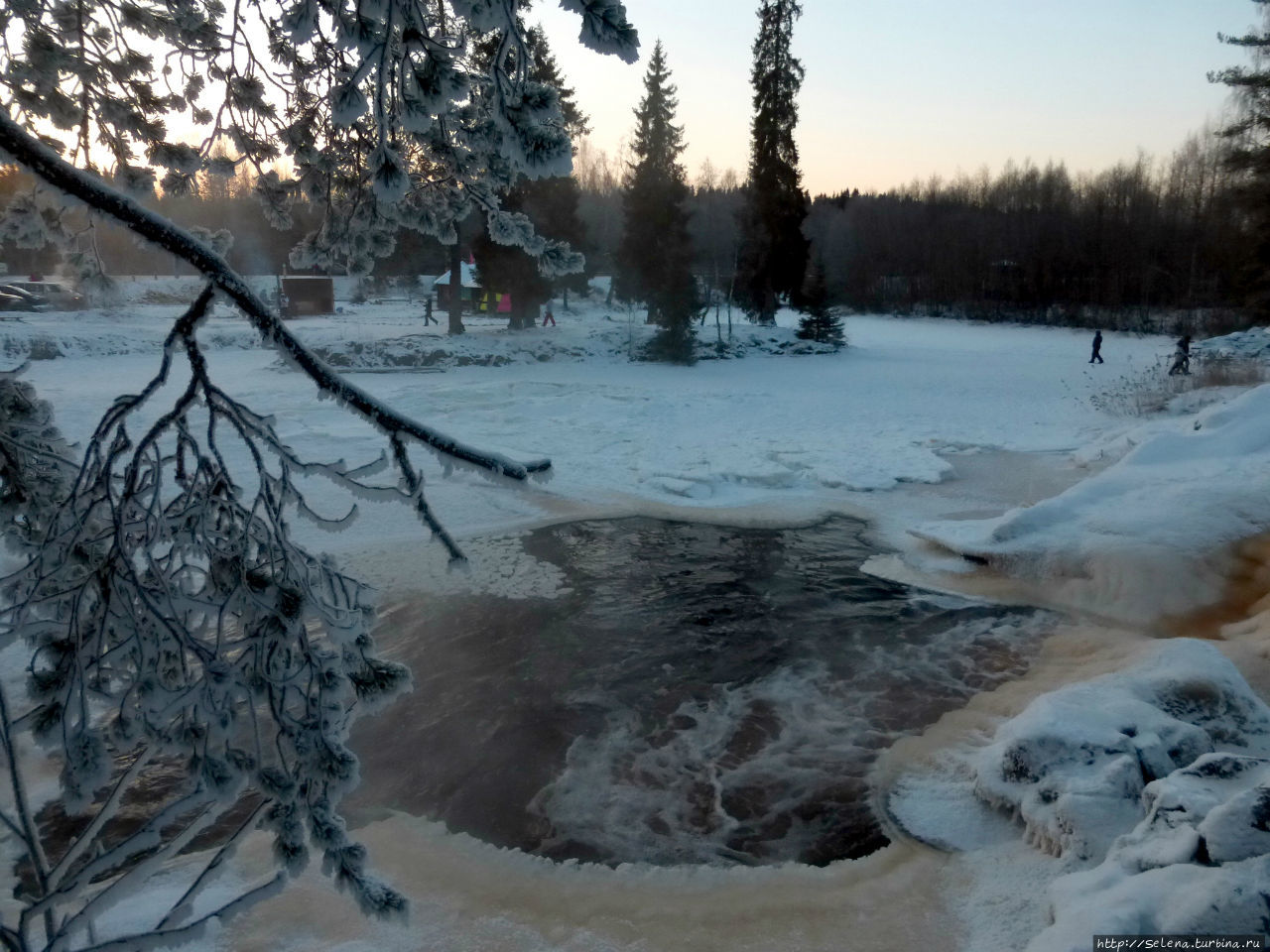 Водопады  Ахвенкоски Рускеала, Россия