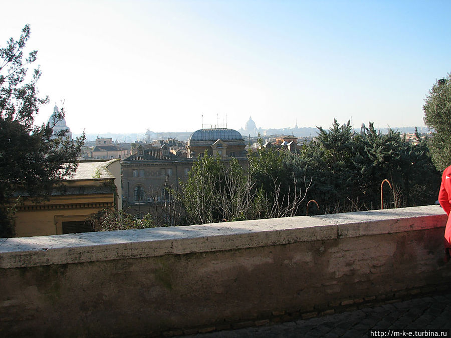 Вид на город Рим, Италия