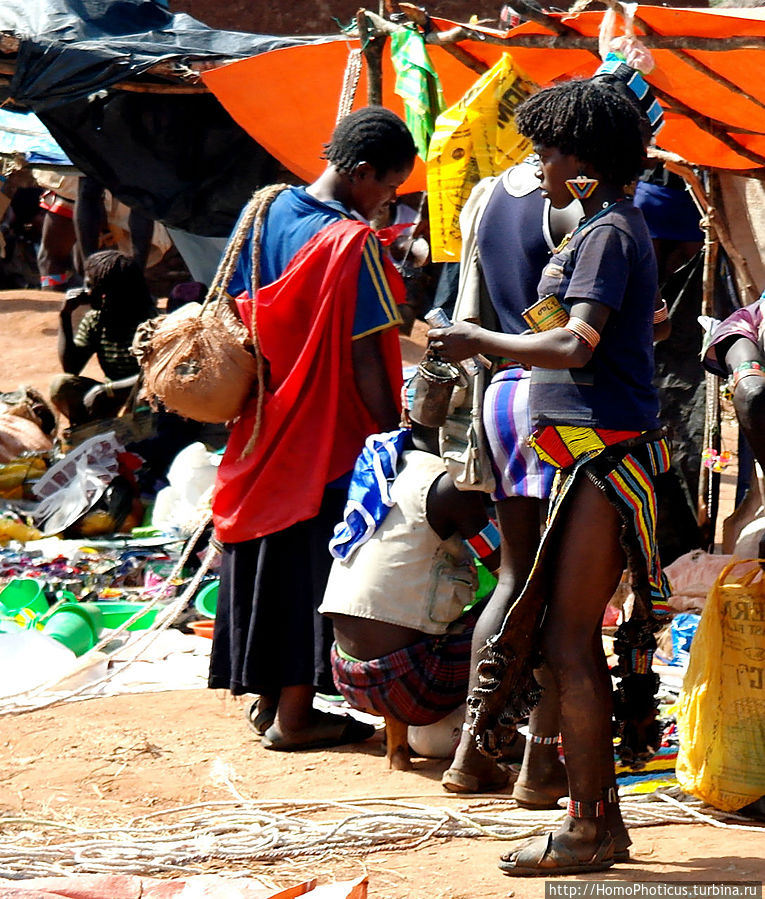 Хамерский рынок Димека, Эфиопия
