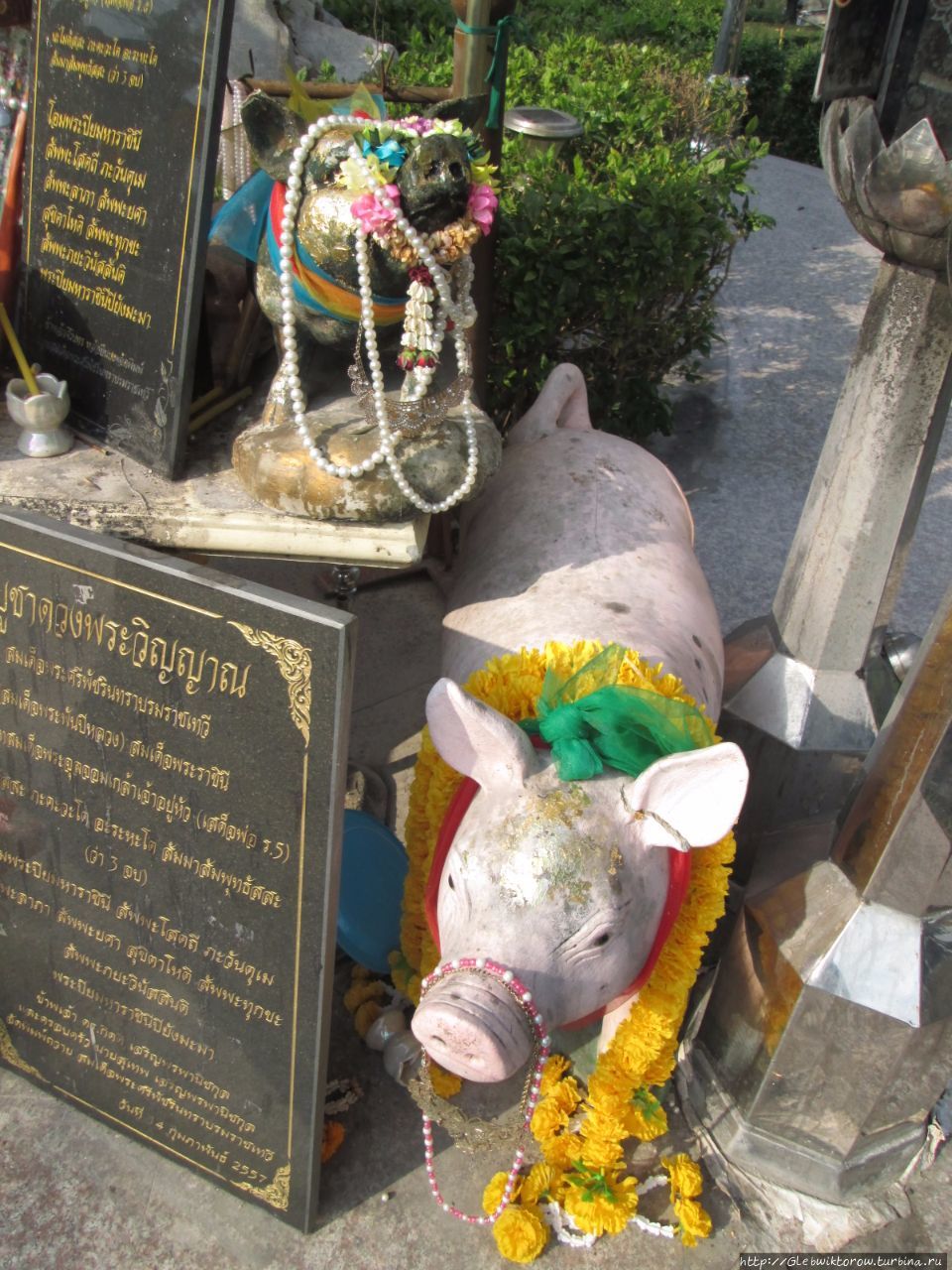 Алтарь свиньи Бангкок, Таиланд