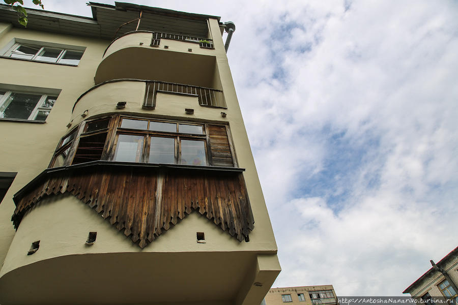 Оригинальное оформление балкона. Витебск, Беларусь