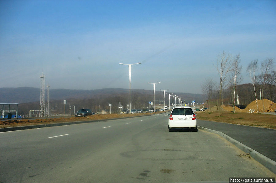 Сегодняшний хай-вэй по-русски на Русском от моста мимо ДВФУ Сегодняшний хай-вэй по-русски на Русском от моста мимо ДВФУ