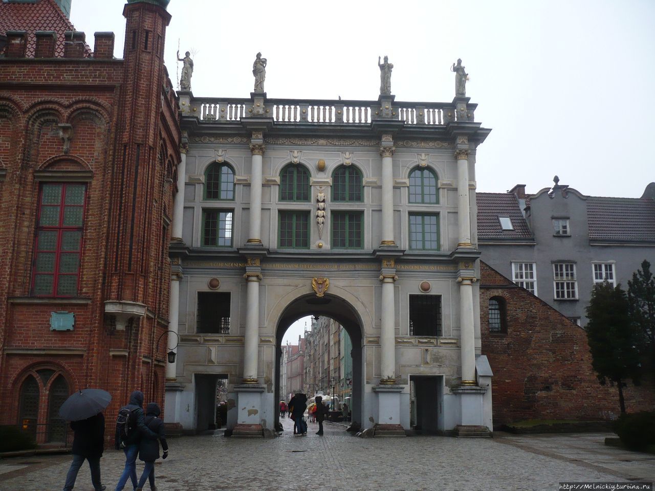 Золотые ворота Гданьск, Польша