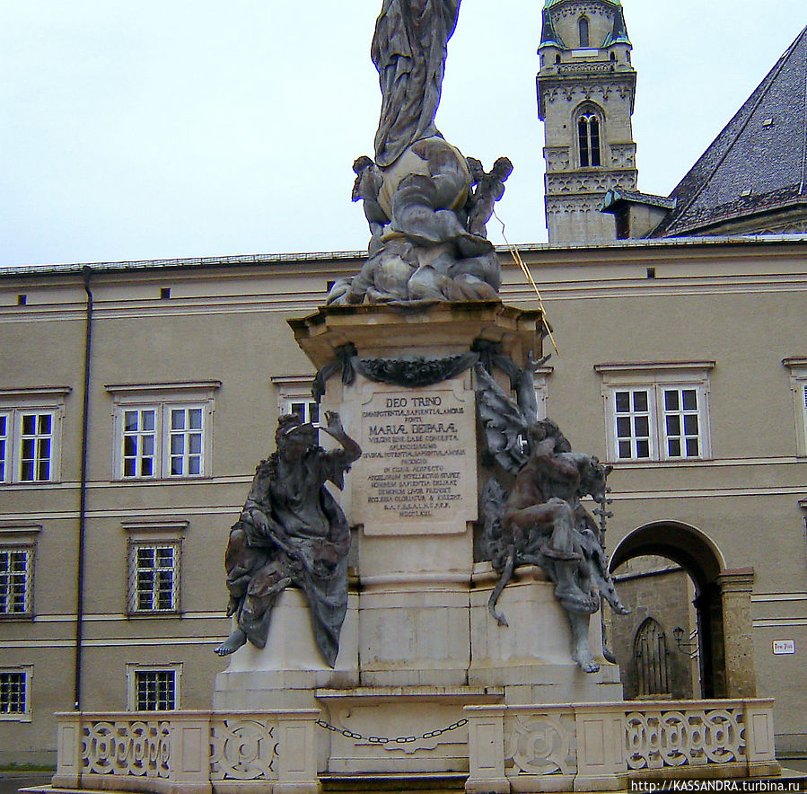 Домплатц и Колонна Богоматери Зальцбург, Австрия