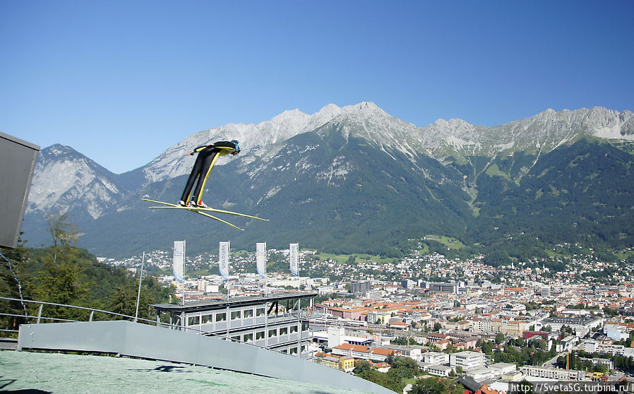 Олимпийский трамплин на г. Бергизель Инсбрук, Австрия