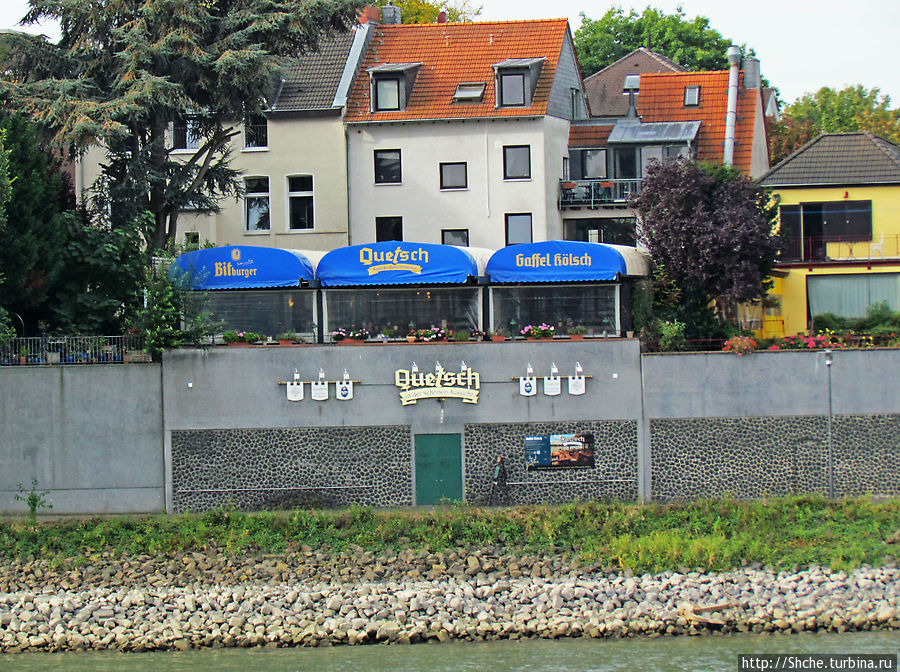Из Кельна по Рейну против течения. Берег левый, берег правый Кёльн, Германия
