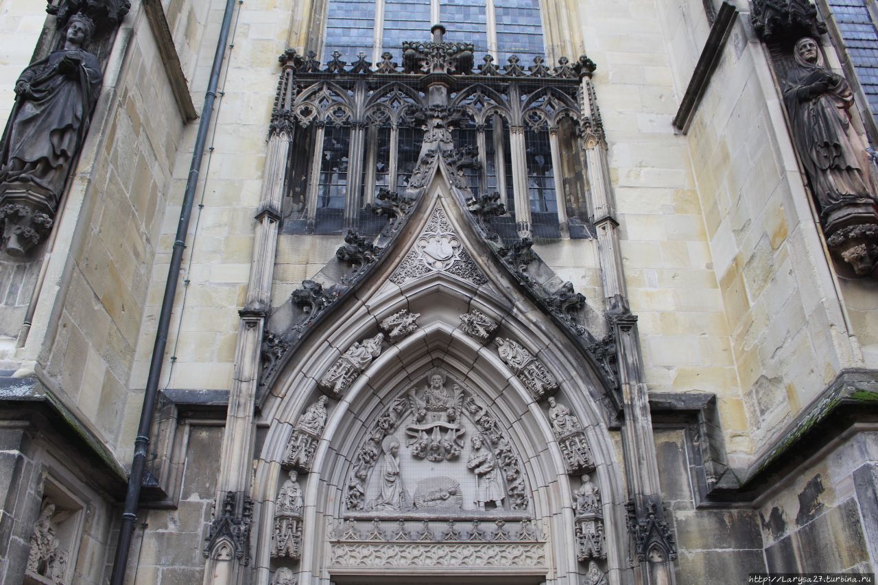 Церковь Св. Ламберта, южный фасад, портал невесты Мюнстер, Германия