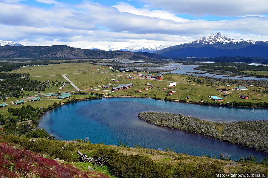 Пейзаж Южной Патагонии Чили Пейзаж Южной Патагонии Чили