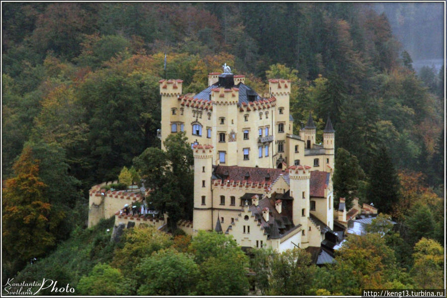 Нойшвайштайн — плод фантазии, воплощение мечты Людвига II Швангау, Германия