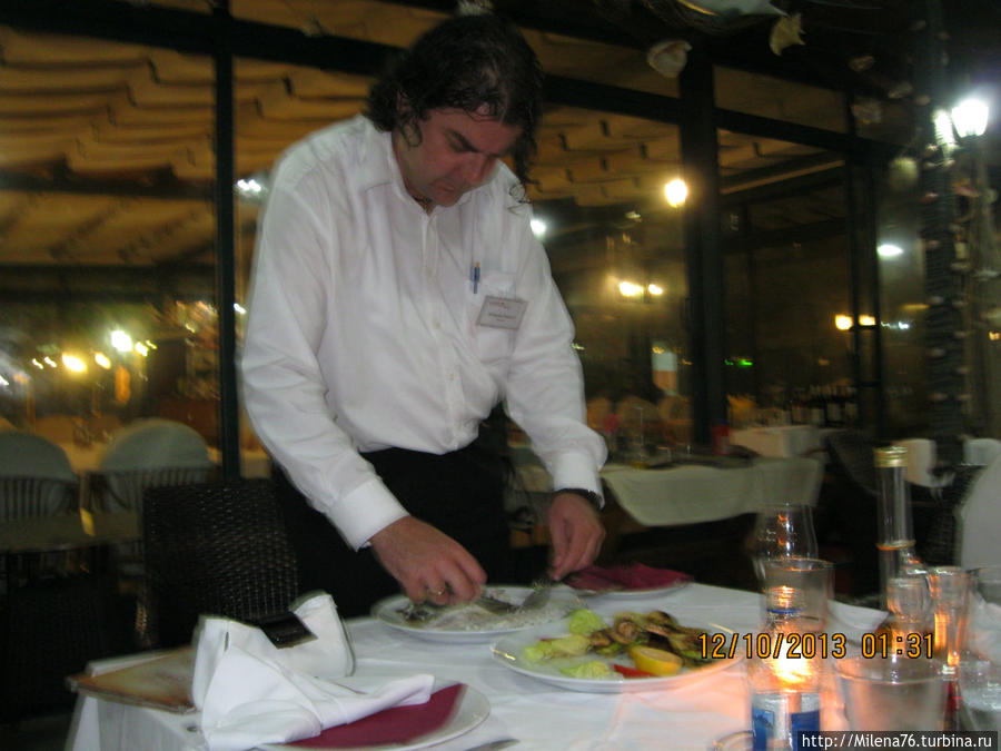 Официант ресторана Будва, Черногория