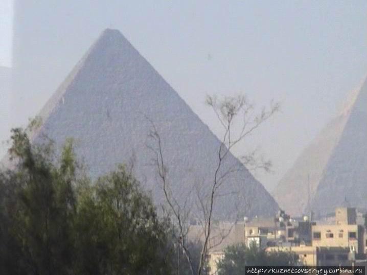 Вид из окна номера Гиза, Египет