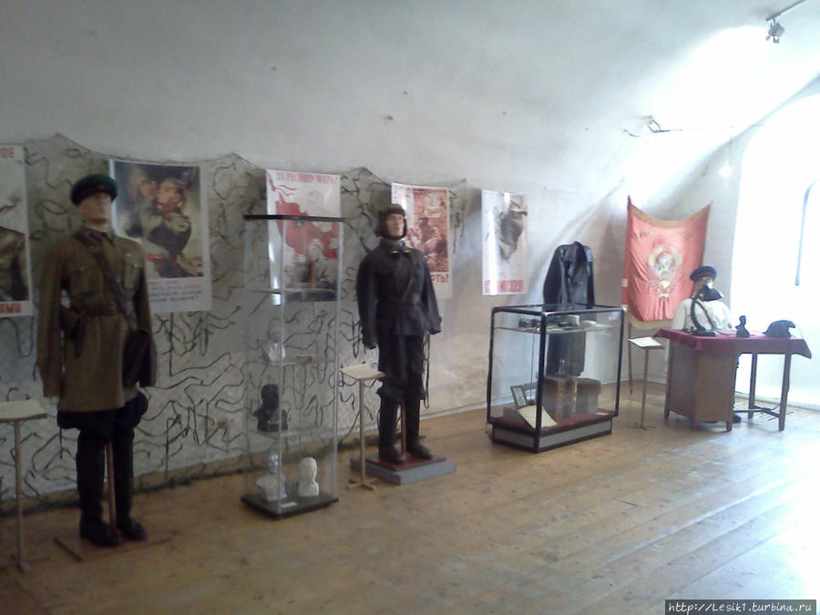 На выставке Униформа войны Псков, Россия