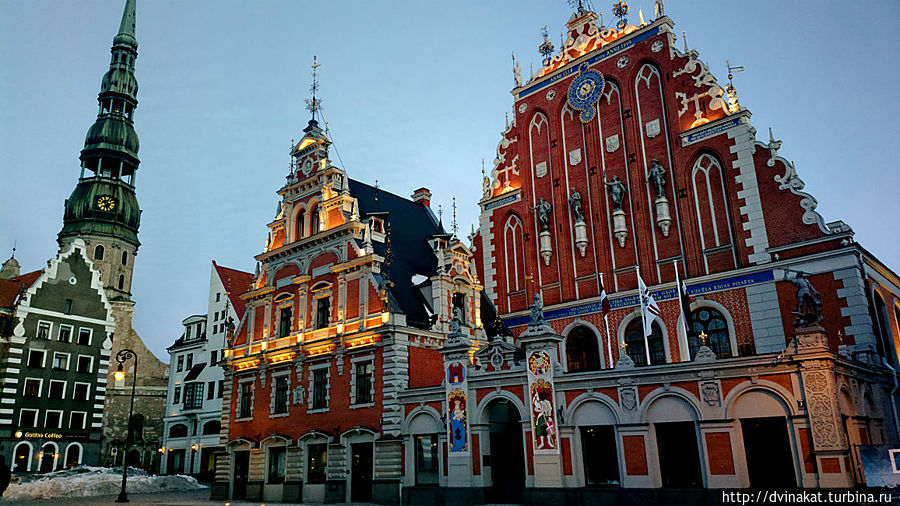 Дом Черноголовых Рига, Латвия
