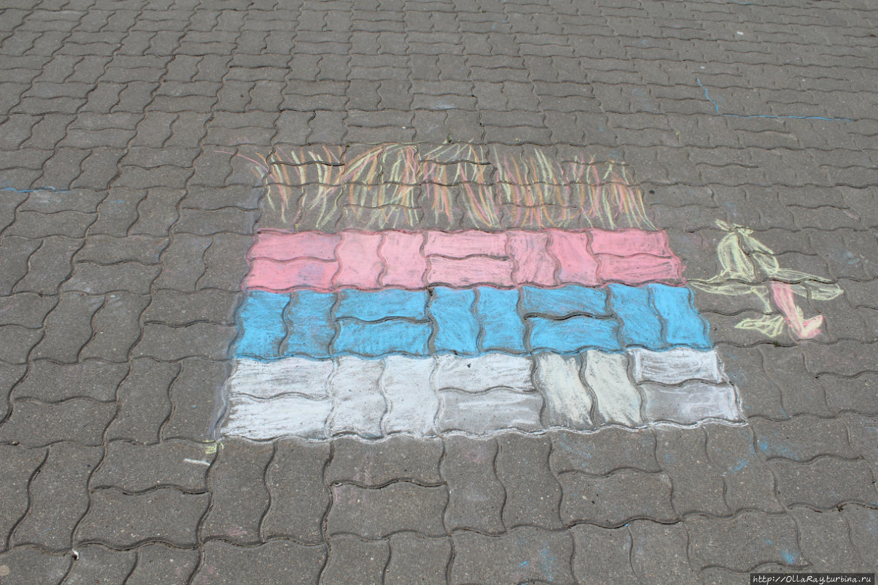 Советская площадь. Детский рисунок Вязьма, Россия Советская площадь. Детский рисунок Вязьма, Россия