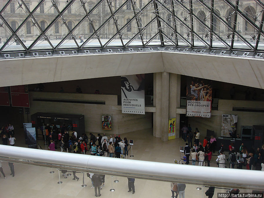 На выходе из Лувра На выходе из Лувра