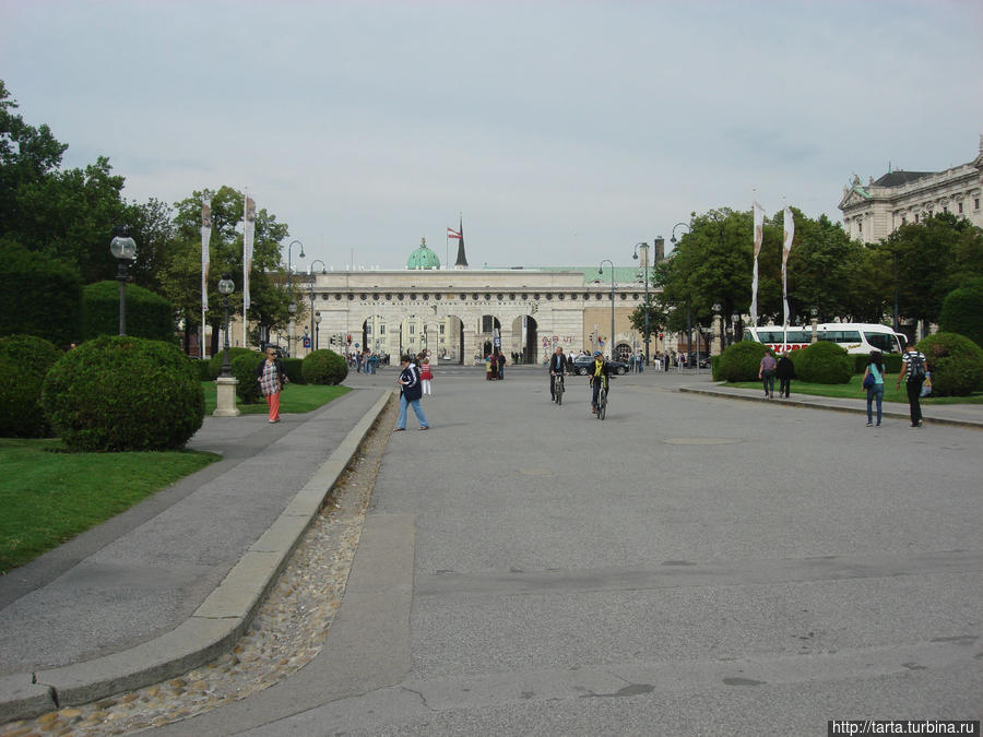 Вид на Арку и Площадь Героев Вена, Австрия