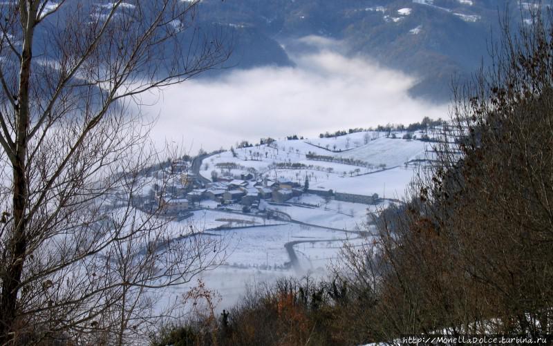 Провинция Виченца — зимний пейзаж Виченца, Италия