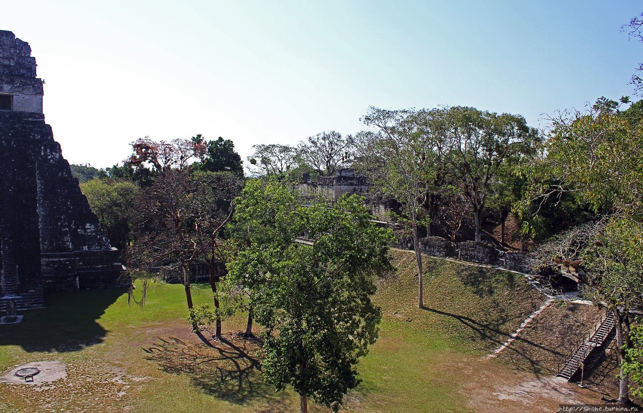 Главная площадь Тикаль Национальный Парк, Гватемала