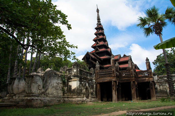 Монастырь Багайя Кяунг . Фото из интернета Ава, Мьянма