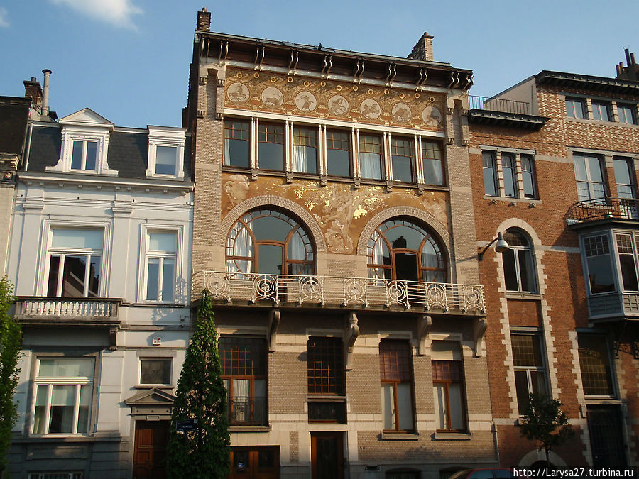 Дом Кимберли, 1897, rue Defacqz. Архитектор Поль Ханкар Брюссель, Бельгия