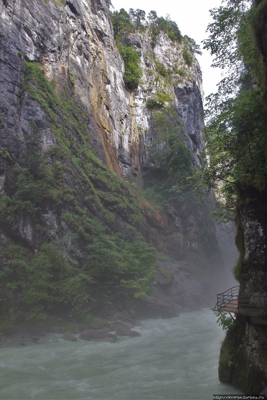 Ущелье реки Ааре Майринген, Швейцария
