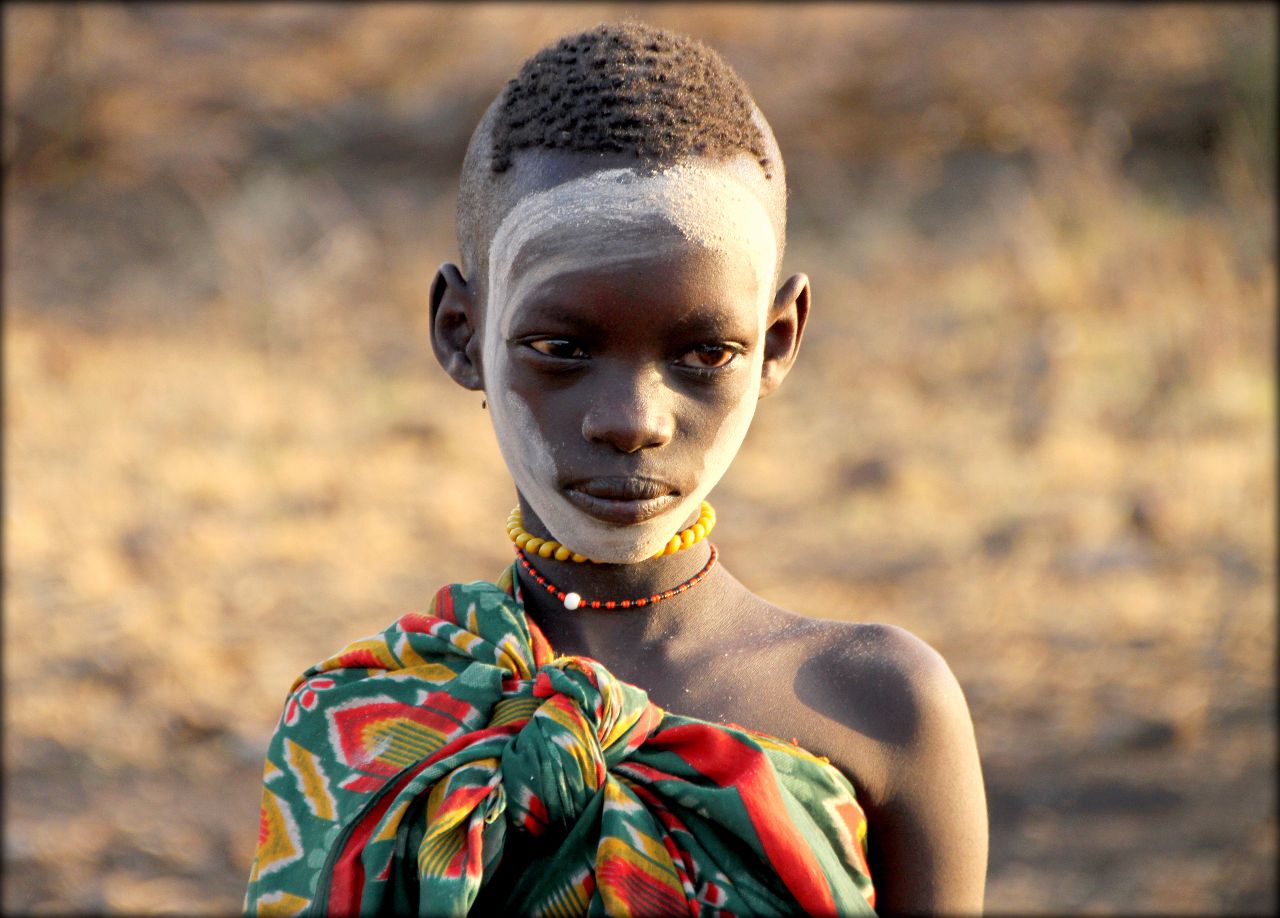 Южная Эфиопия — деревня племени Мурси ч.2 Нижняя долина реки Омо, Эфиопия