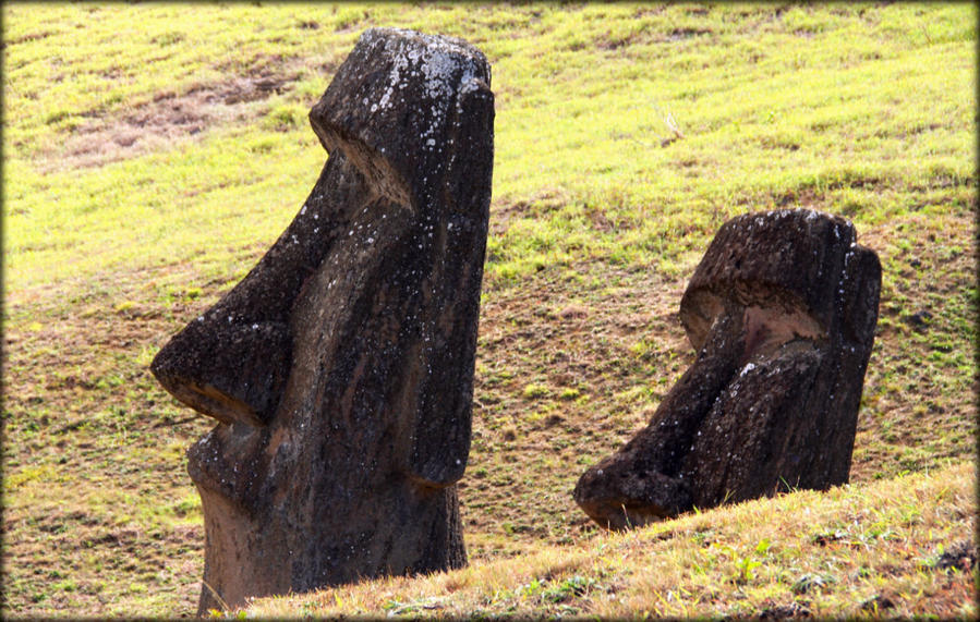 Достопримечательности острова Пасхи (RANO RARAKU) Остров Пасхи, Чили