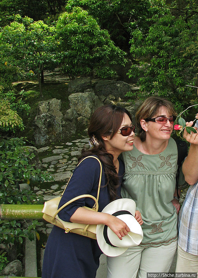 Нельзя цветочки рвать, можно только нюхать... Киото, Япония