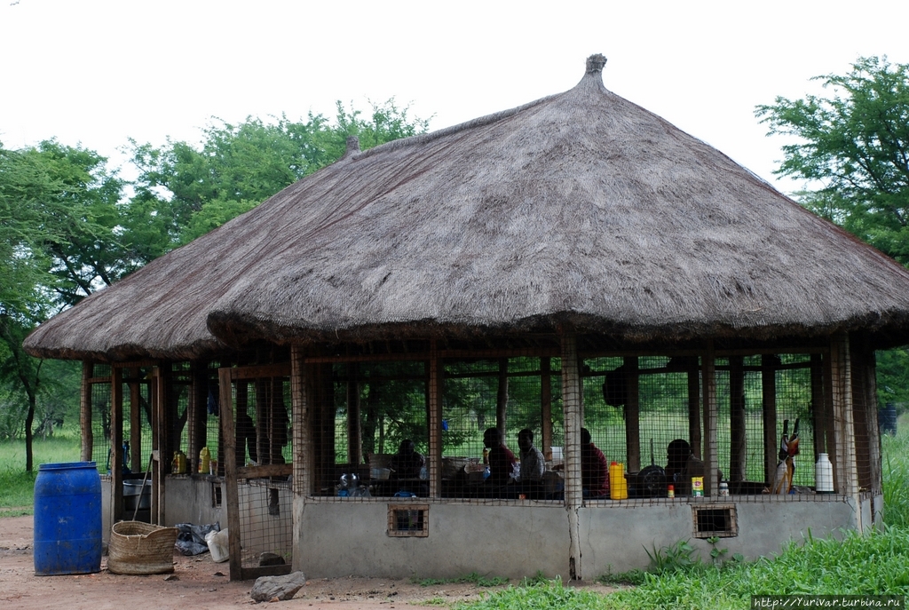Бунгало кухня-столовая в кемпинге Серенгети Виктория-Фоллс, Зимбабве