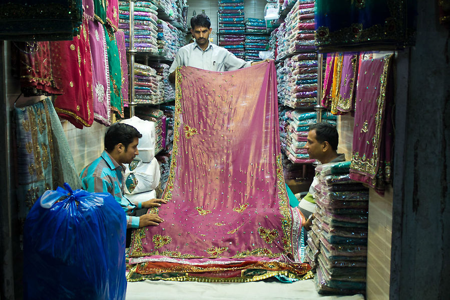 Дели: восточный базар Чандни Чоук Дели, Индия
